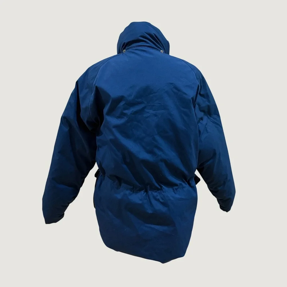 The North Face Vintage Puffer Parka Jacket Blue Mens Large Gorpcore Quilted USA